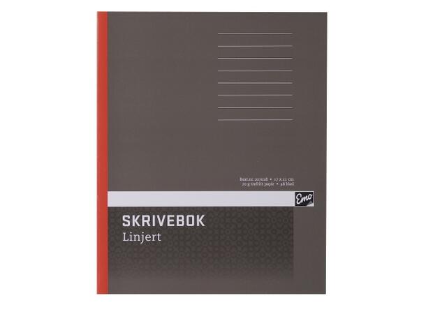 Skrivebok Emo 17x21cm 70g 48bl linjer 
